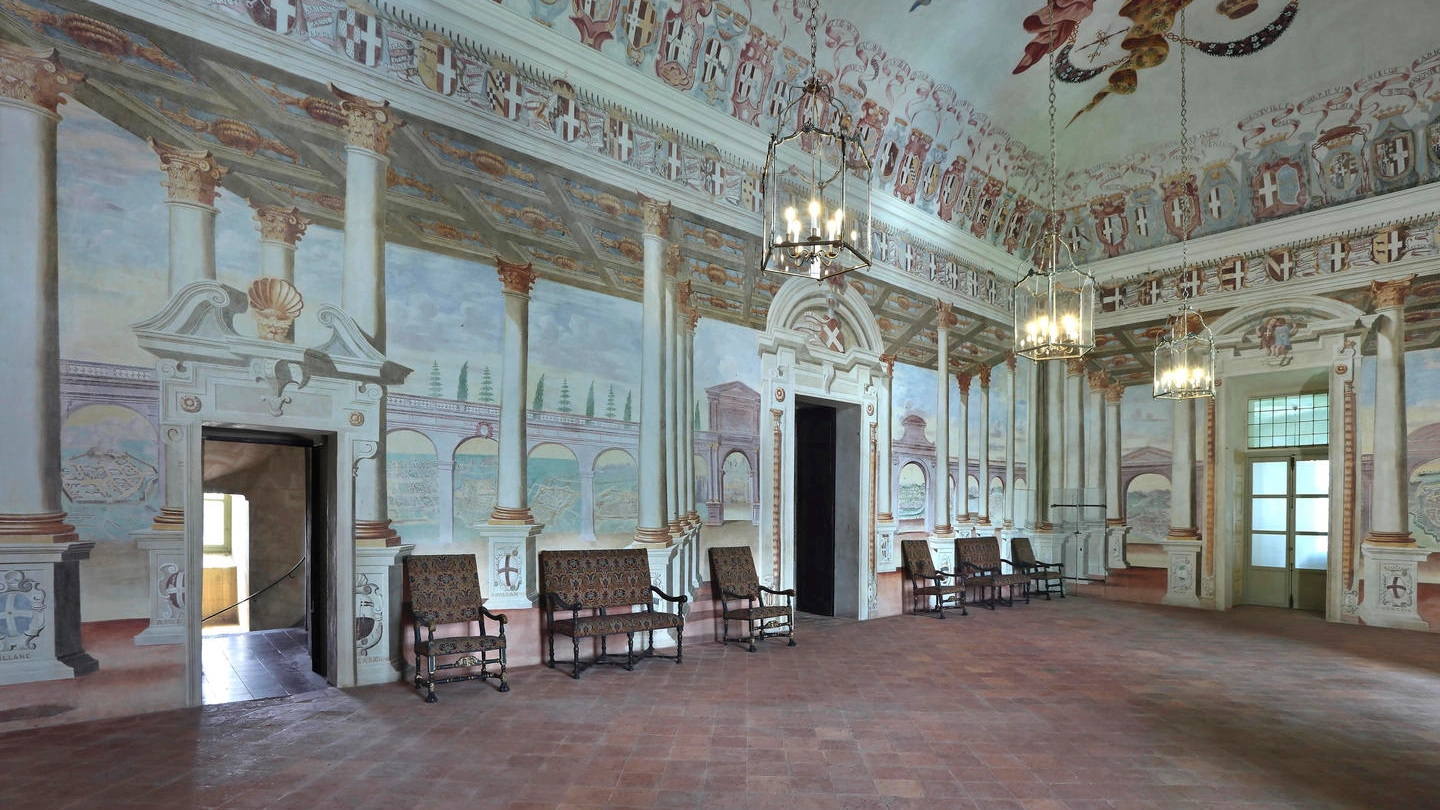 Il Salone dei Savoia al Castello di Masino