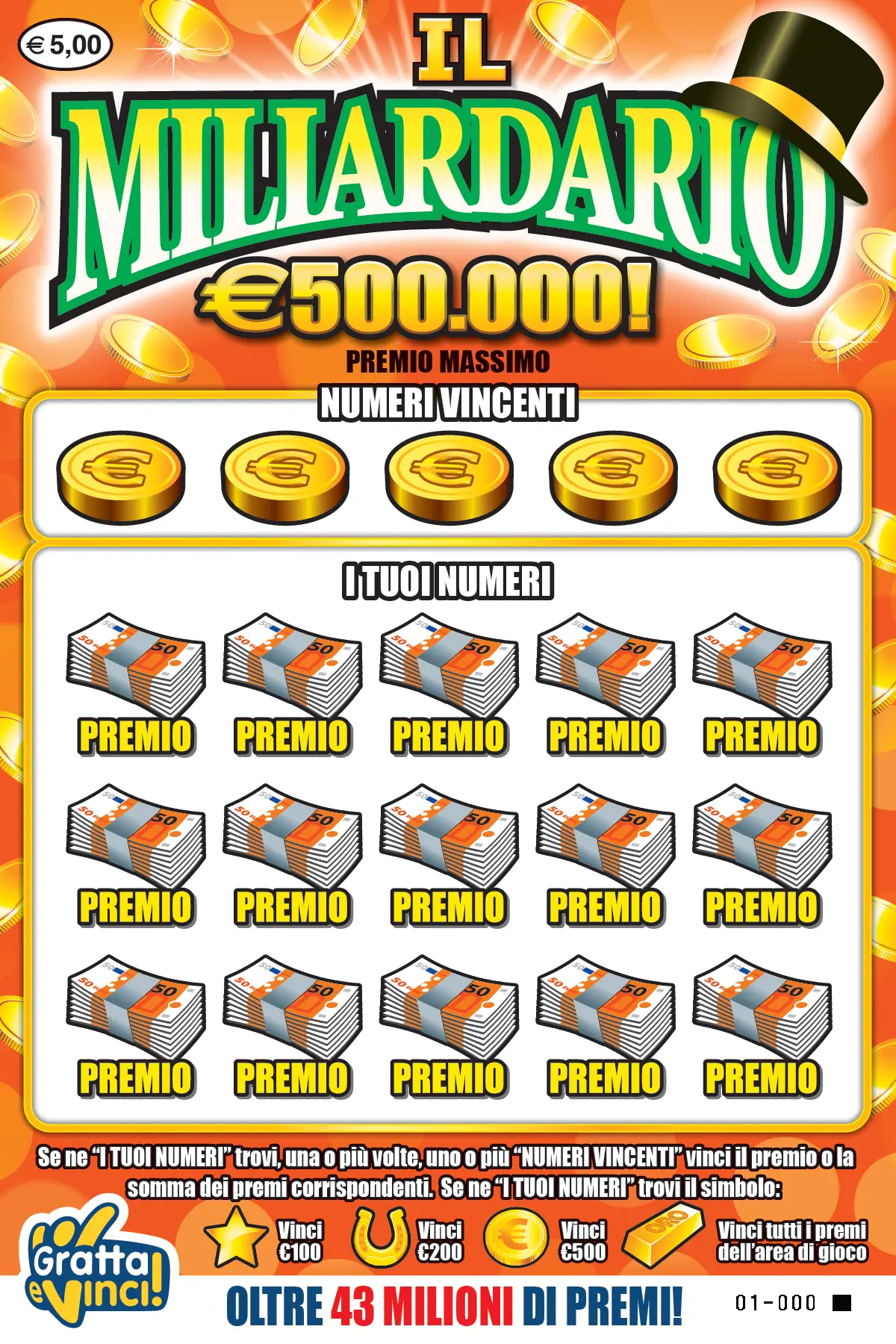 Gratta e vinci fortunato a Rozzano: vinti 500mila euro