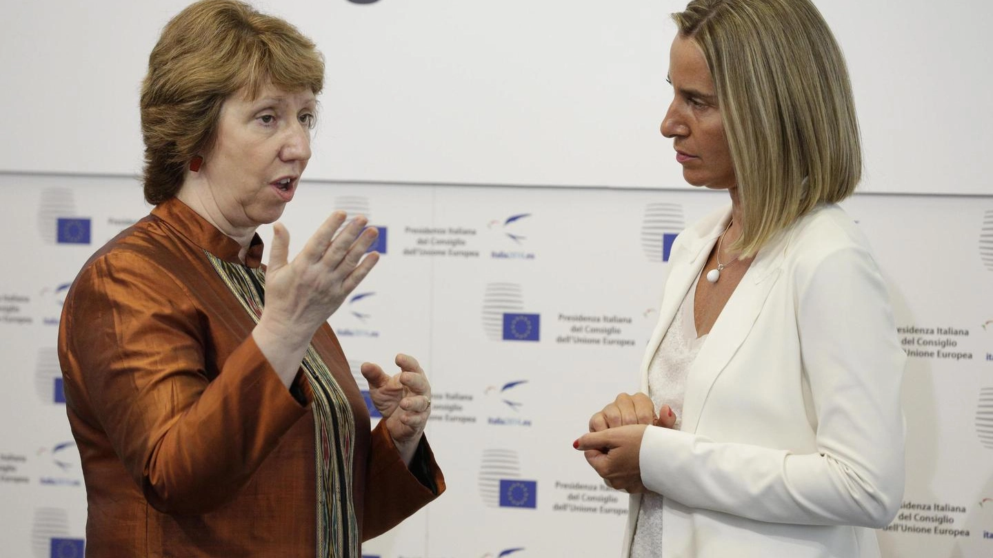 Catherine Ashton e Federica Mogherini