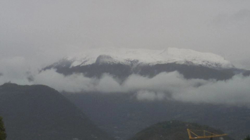 La prima neve della stagione nel Bresciano