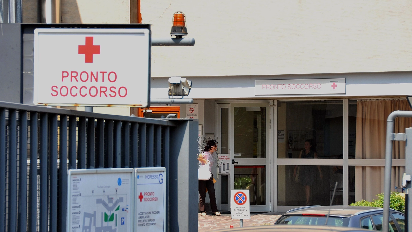 Il pronto soccorso dell'ospedale Valduce (Cusa)