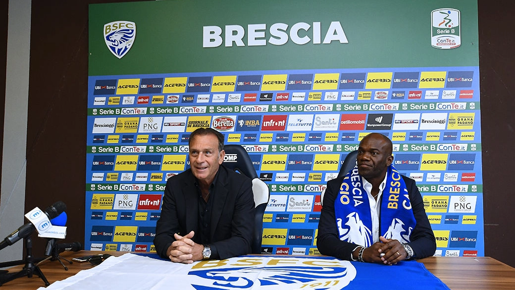 Il presidente Cellino e David Suazo vogliono riportare il Brescia a lottare per la serie A