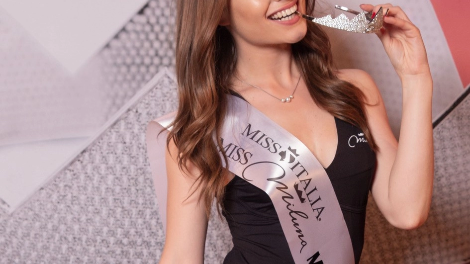 Alessia Consolini, 22 anni, vincitrice di Miss Mascara a Mantova nel 2018 