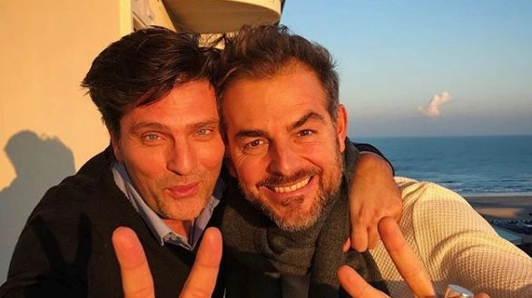 Lorenzo Flaherty e Daniele Bossari (Instagram)