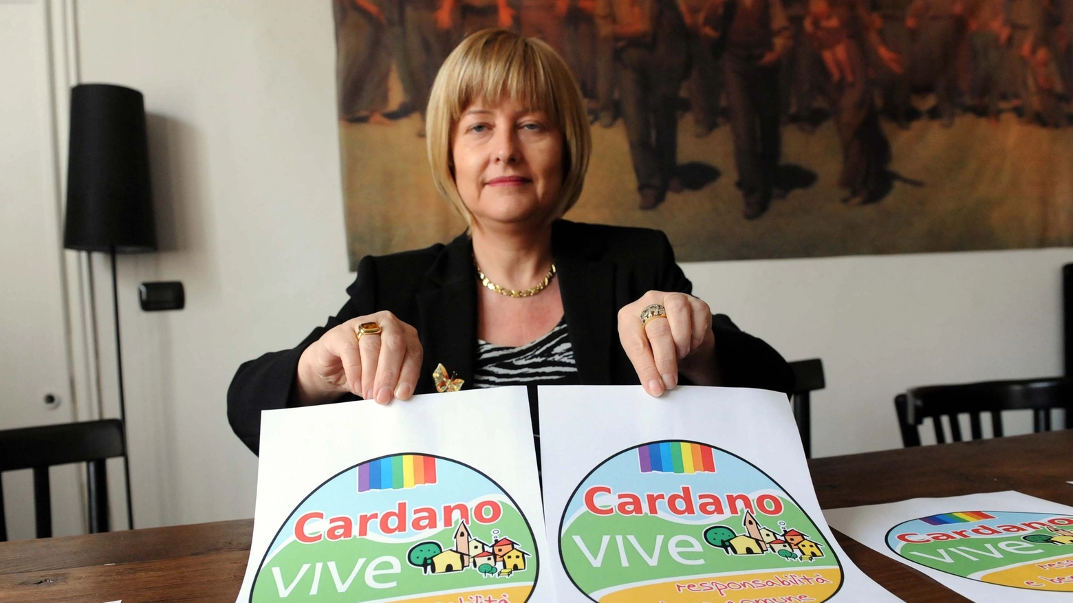 Laura Prati, il sindaco di Cardano al Campo morta nel luglio 2013 (Newpress)