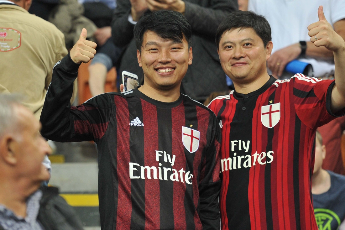 Tifosi cinesi del Milan