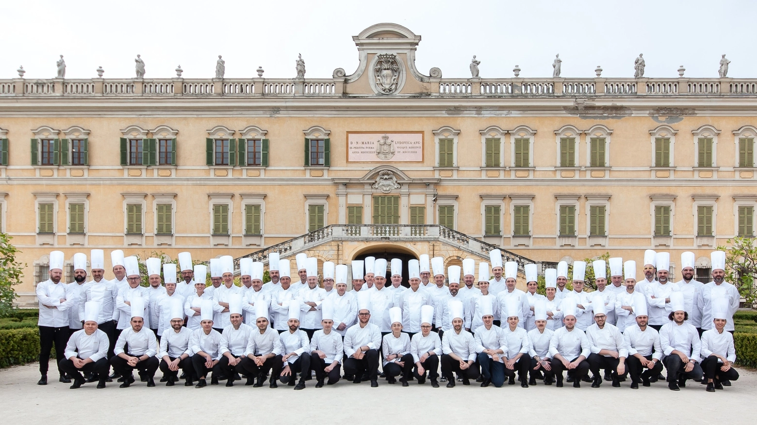 I maestri pasticceri Ampi e i giovani pasticceri Ampi