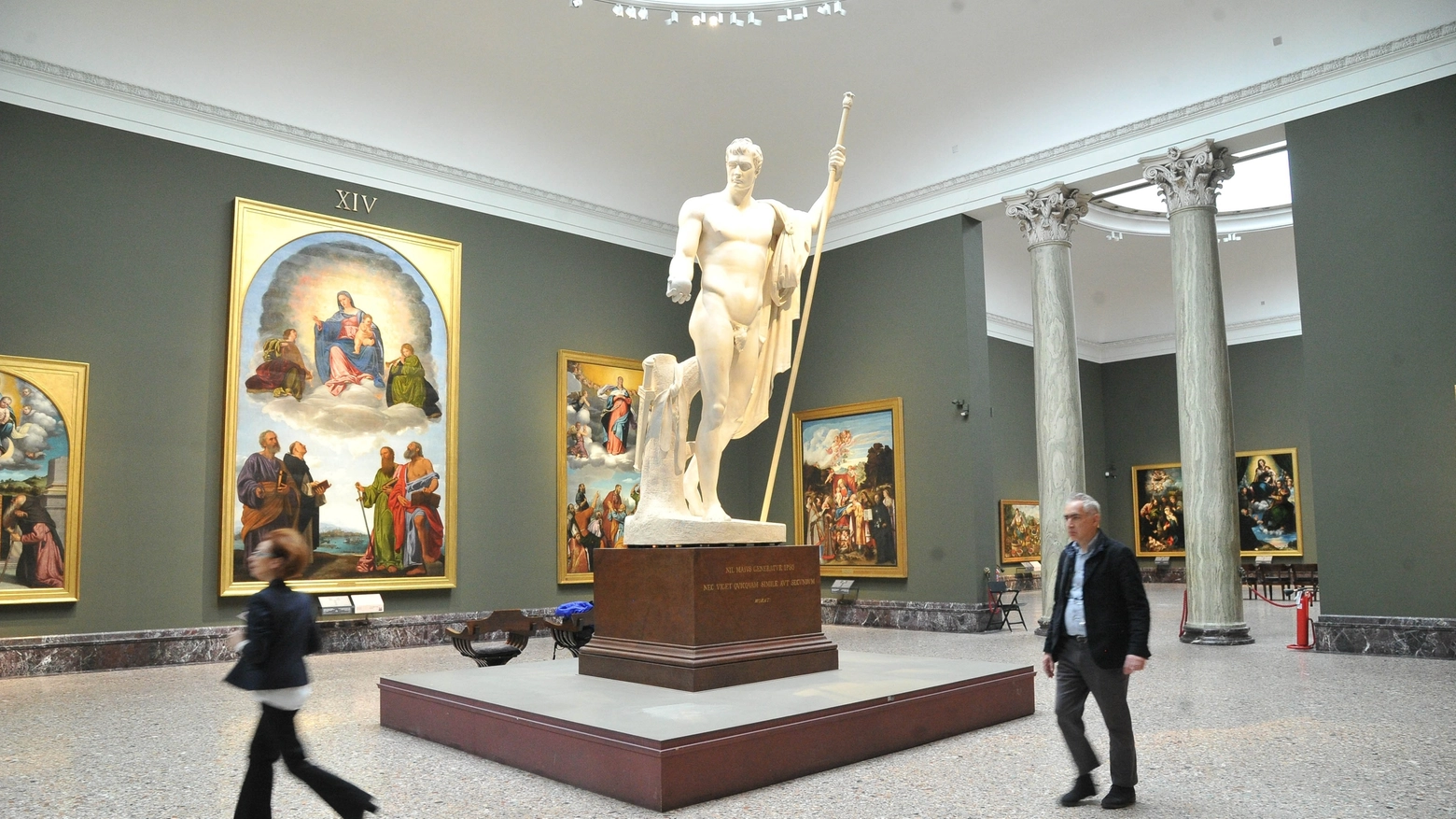 Pinacoteca di Brera, visitatori accolti nelle nuove sale (NewPress)