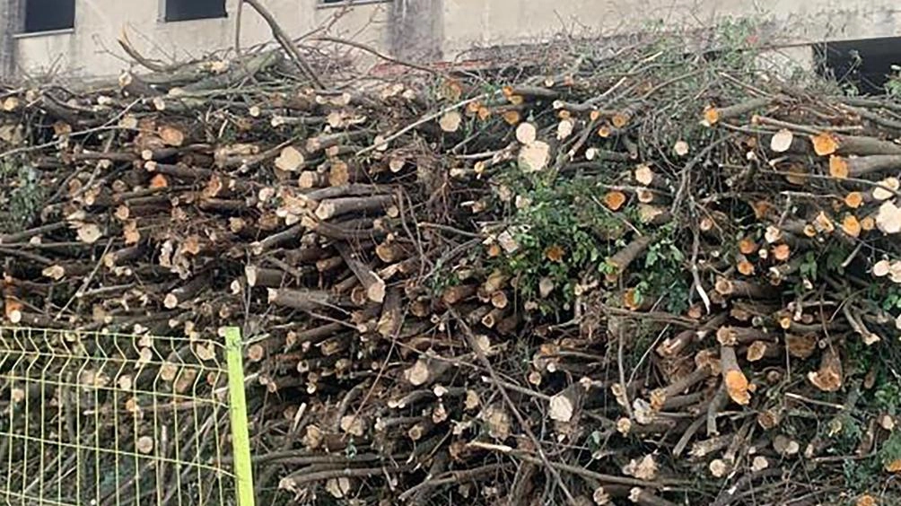 Demolizione della Cascina. Panigadi Demolizione della Cascina. Panigadi