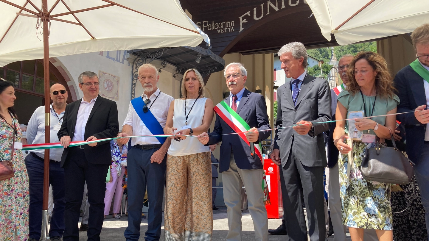 Inaugurata con assessora Terzi la nuova funicolare di San Pellegrino Terme