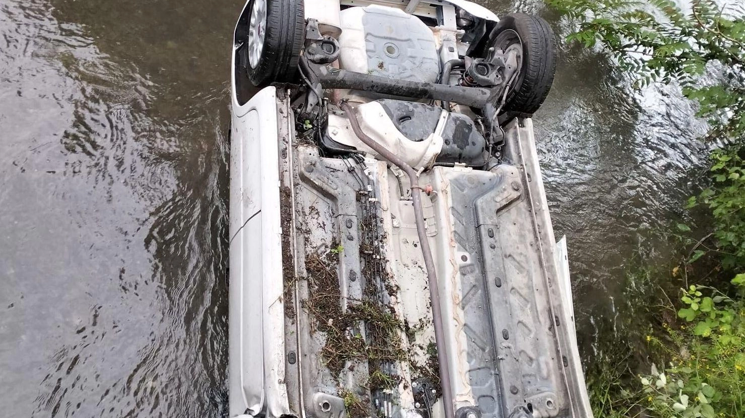 Passante salva 41enne finita in una roggia Passante salva 41enne finita in una roggia