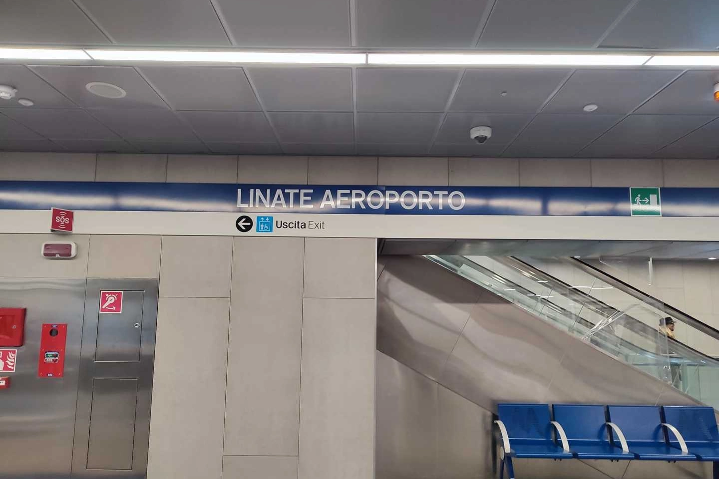 La stazione Linate Aeroporto
