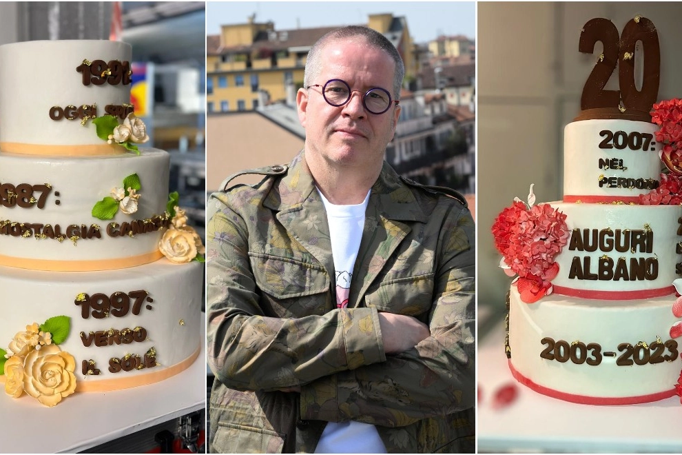 Le torte realizzata da Ernst Knam per Sanremo