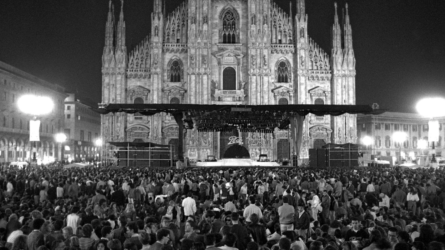 Concerto dei Pooh in piazza Duomo