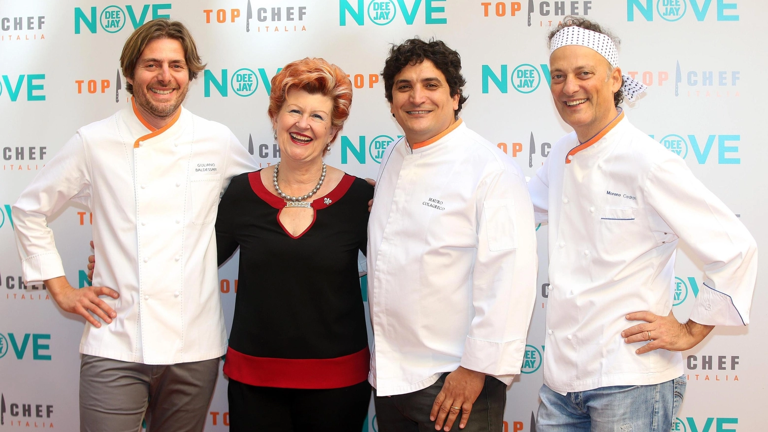 Top Chef Italia: Annie Féolde, Mauro Colagreco, Moreno Cedroni e Giuliano Baldessarri