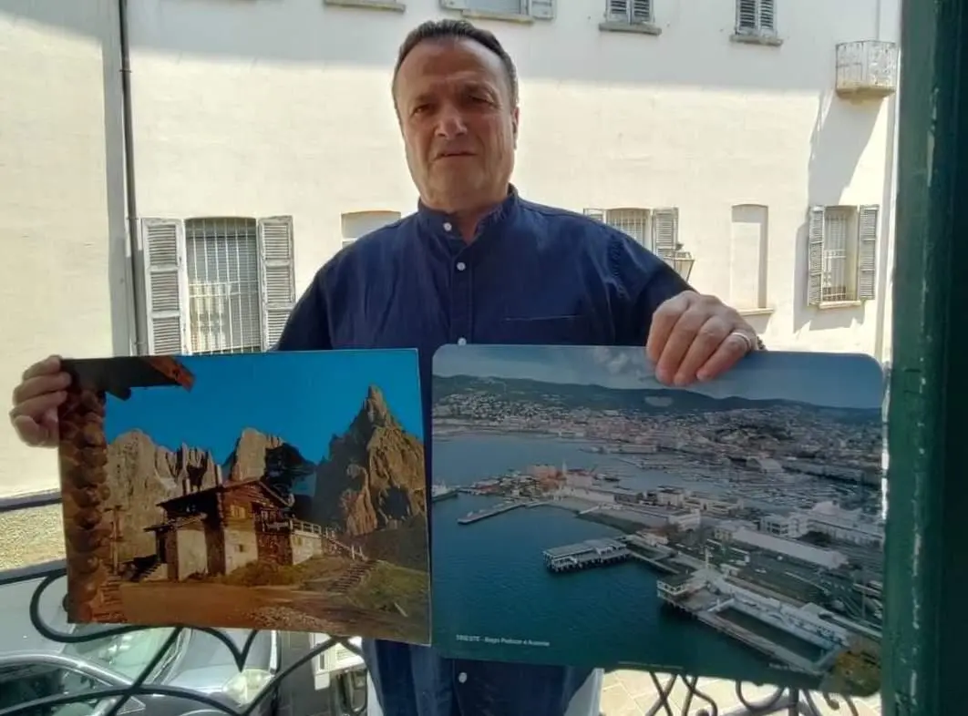 Alessio e il giro del mondo con le cartoline