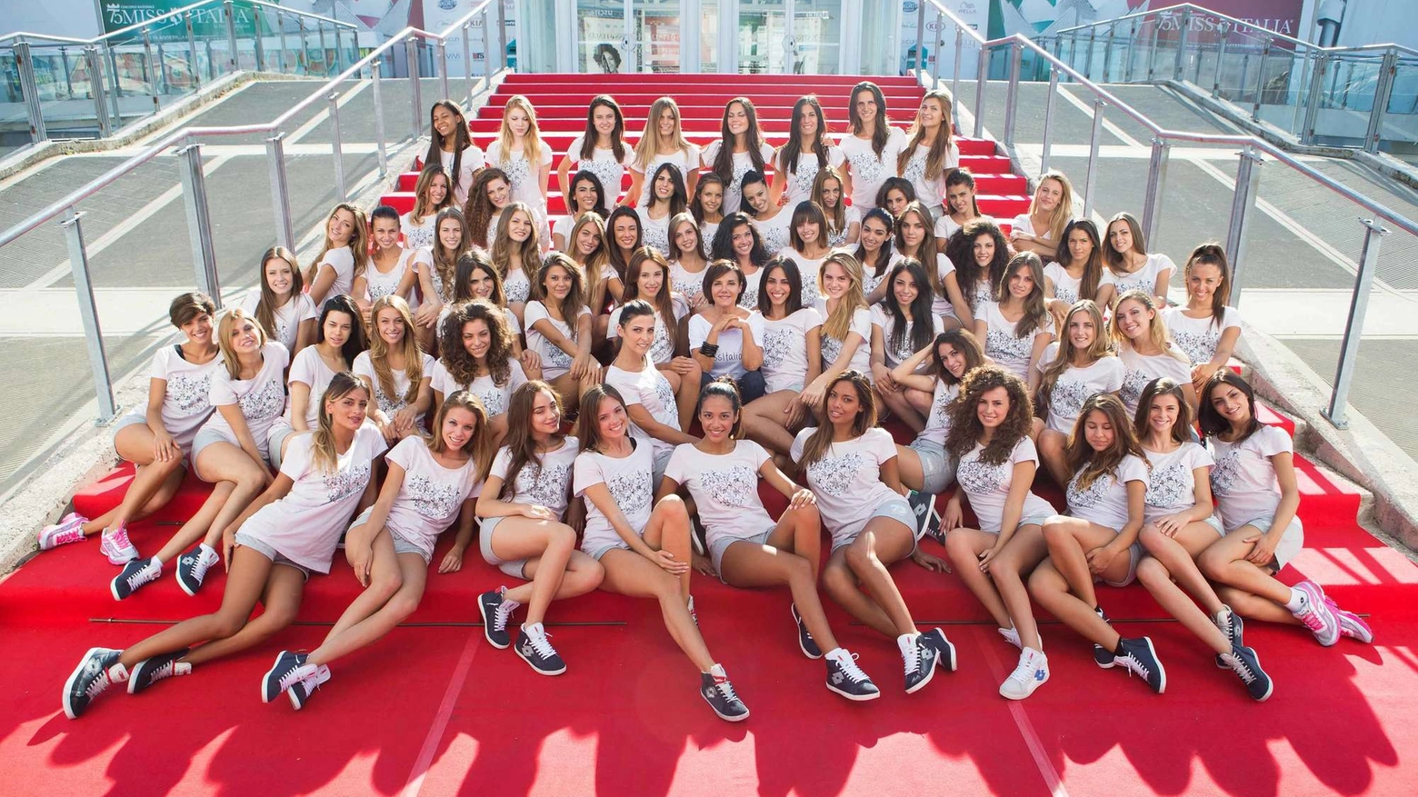Le sessanta partecipanti a Miss Italia 2014
