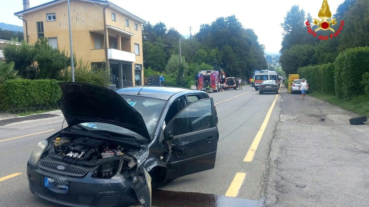 Una delle auto coinvolte