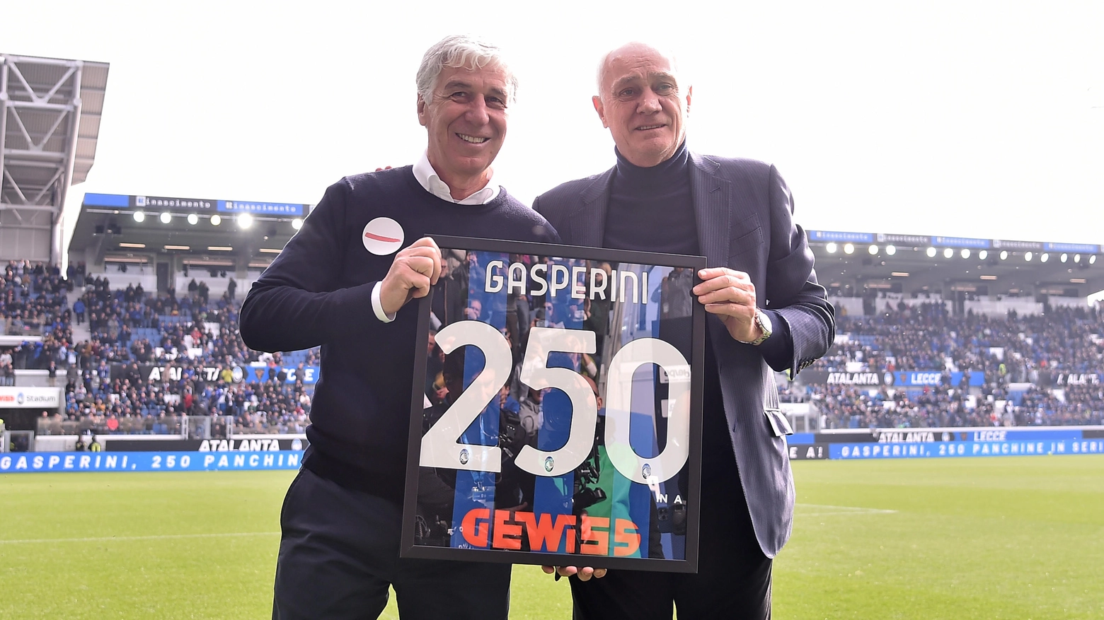 Gian Piero Gasperini e Antonio Percassi