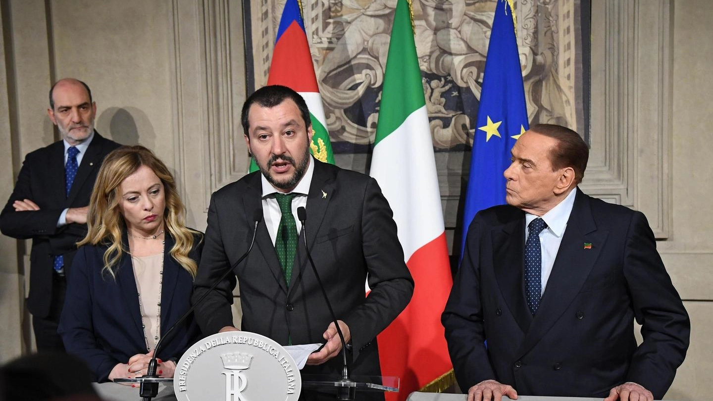 Silvio Berlusconi e Matteo Salvini (Ansa)