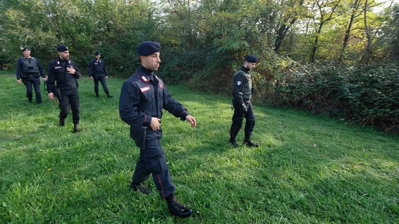 I carabinieri nei boschi