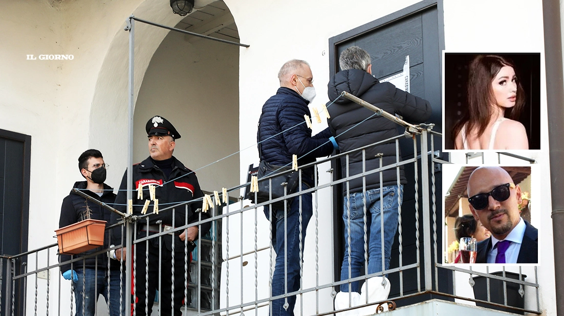 La casa della vittima. In piccolo, Carol Maltesi e Davide Fontana