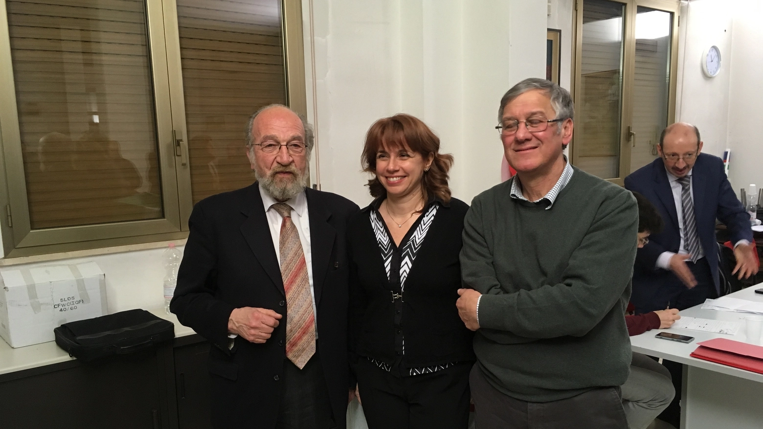 Da sinistra Guido Piccione, Mara Bonesi, Rocco Fontanarosa