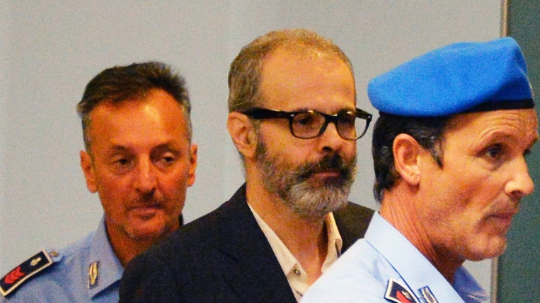 Leonardo Cazzaniga in tribunale