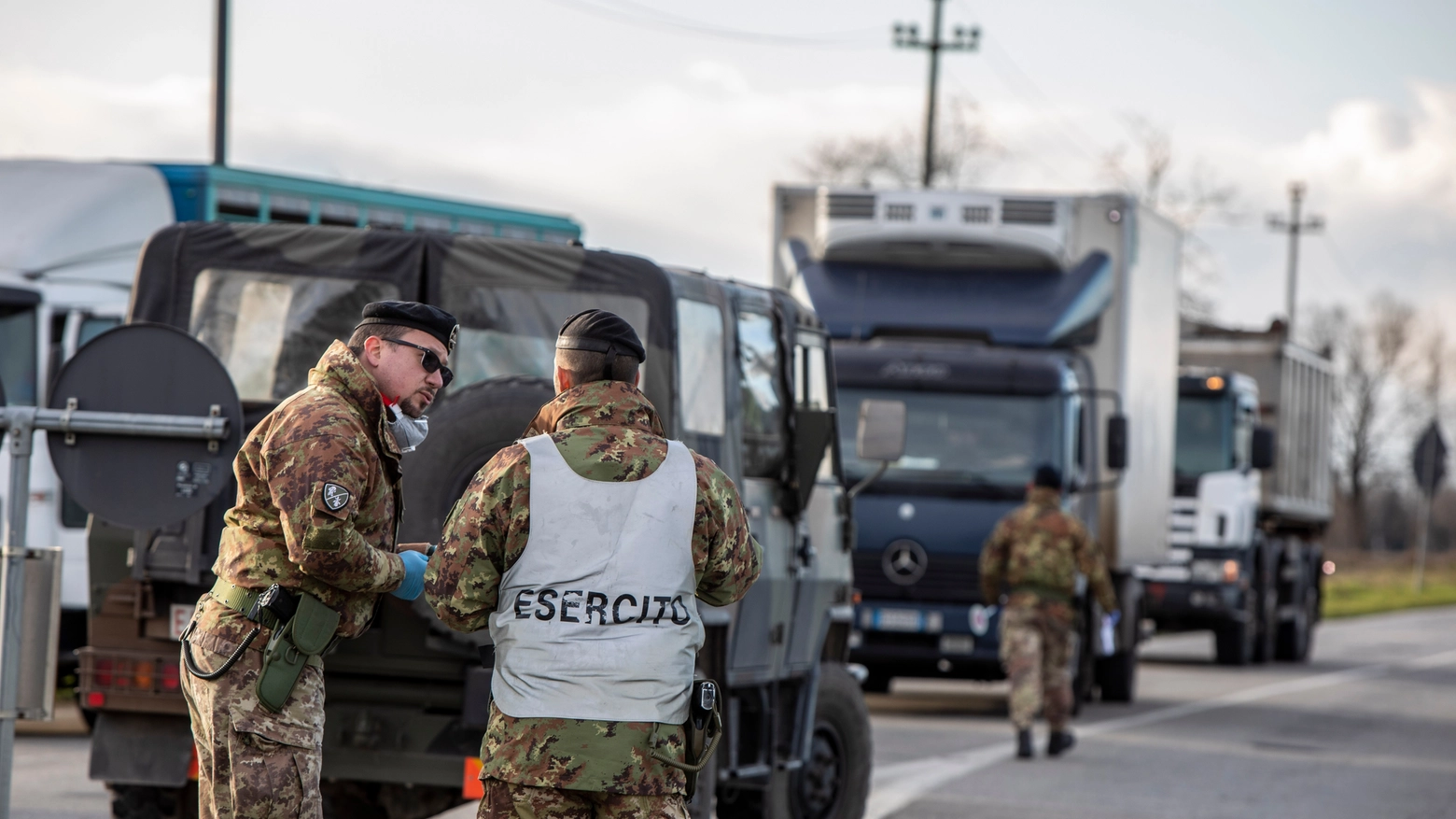 L'esercito a Codogno per i controlli in Zona rossa