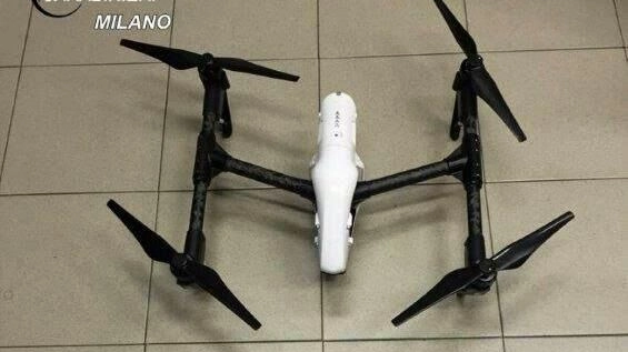 Il drone a San Siro
