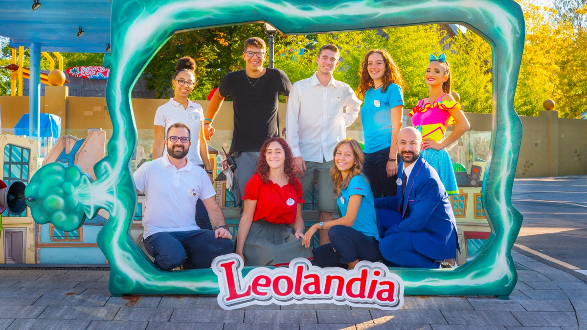 Un'immagine dello staff di Leolandia