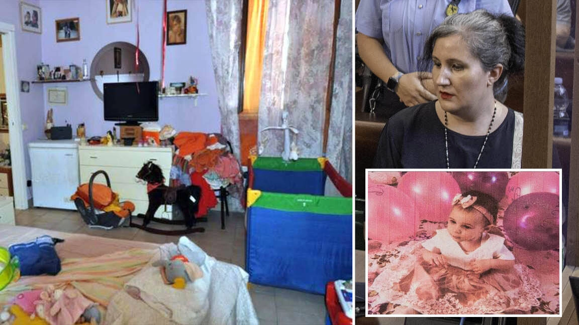 La casa di Alessia Pifferi (in alto a destra), in basso la piccola Diana morta di stenti