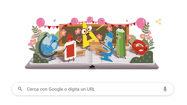 doodle di Google dedicato alla Giornata mondiale insegnanti 2022
