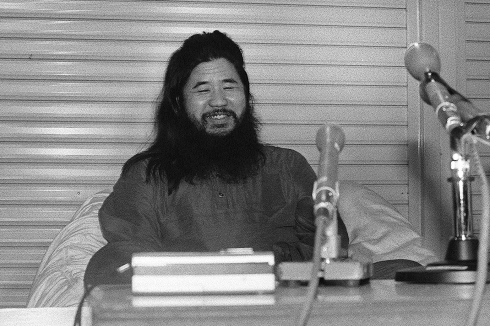 Shoko Asahara, capo della setta autore della strage (Ansa)