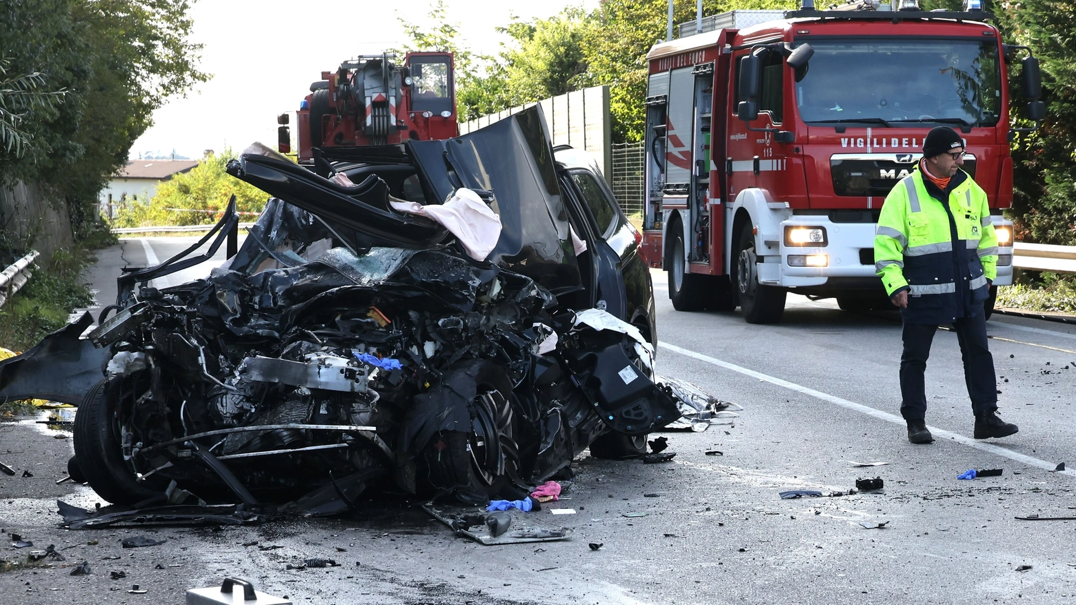 L'incidente mortale a Passirano L'incidente mortale a Passirano