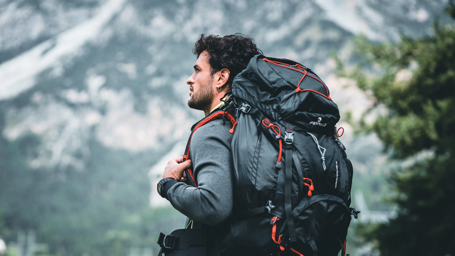 Giuseppe Bertuccio D'Angelo in viaggio (foto Andrea Tura)