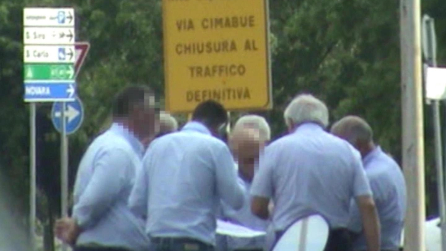 Un fermo immagine tratto da un video relativo all'inchiesta coordinata dalla Dda di Milano