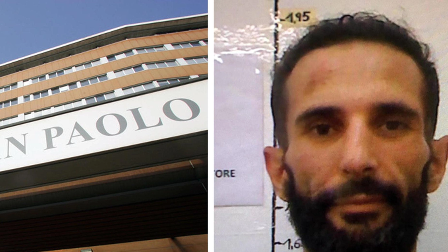 Il detenuto fuggito dal San Paolo. L’agente è in coma farmacologico: "Operato alla colonna vertebrale"