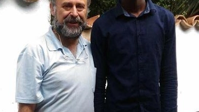 Massimo Giuggioli con Uwaio