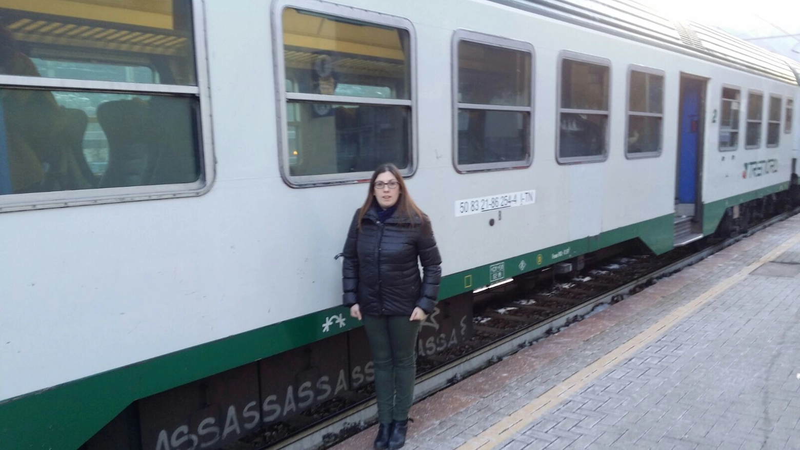 Il viaggio della giornalista Susanna Zambon in treno