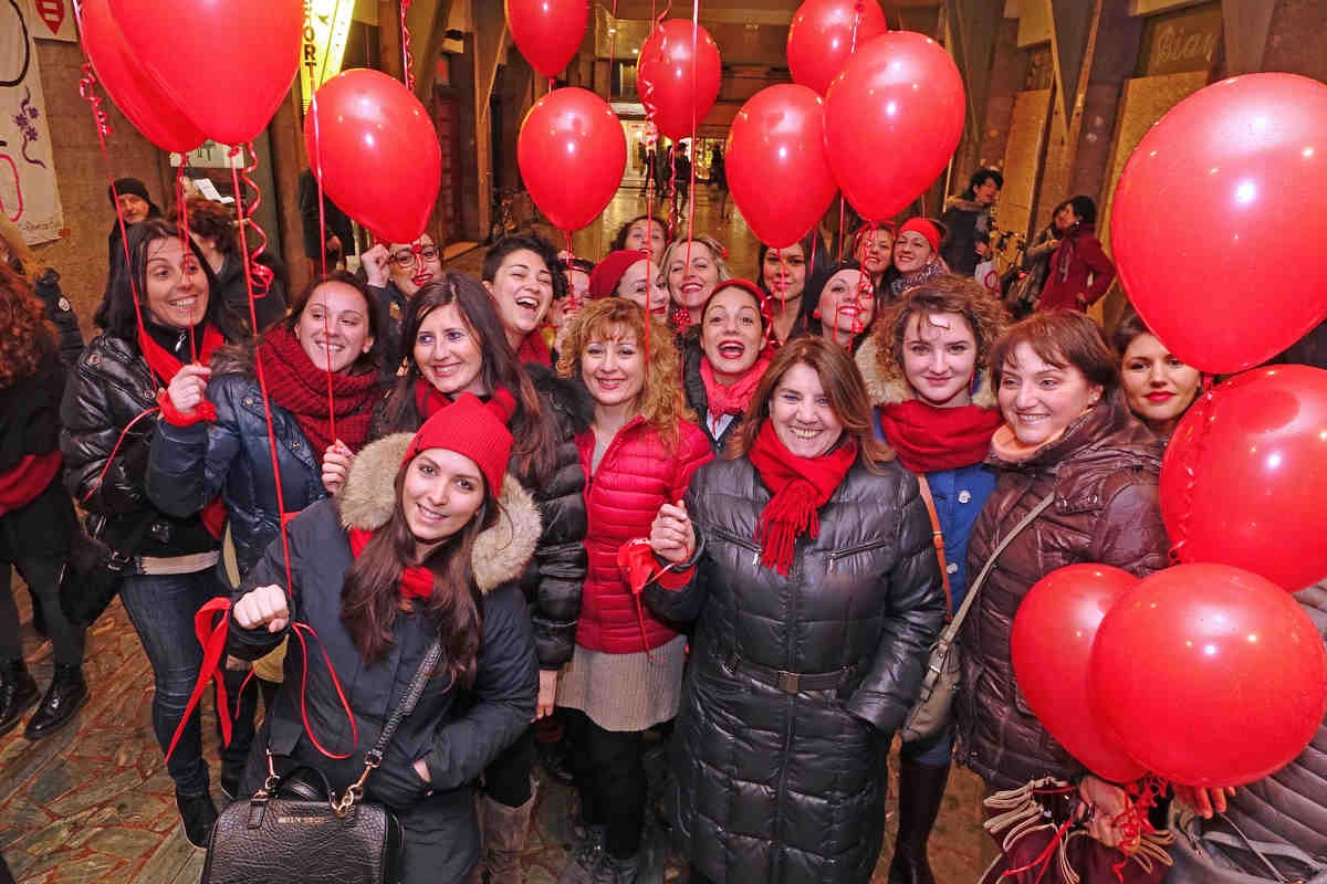 One billion rising in Galleria Nazionale (Acerboni/FotoCastellani)