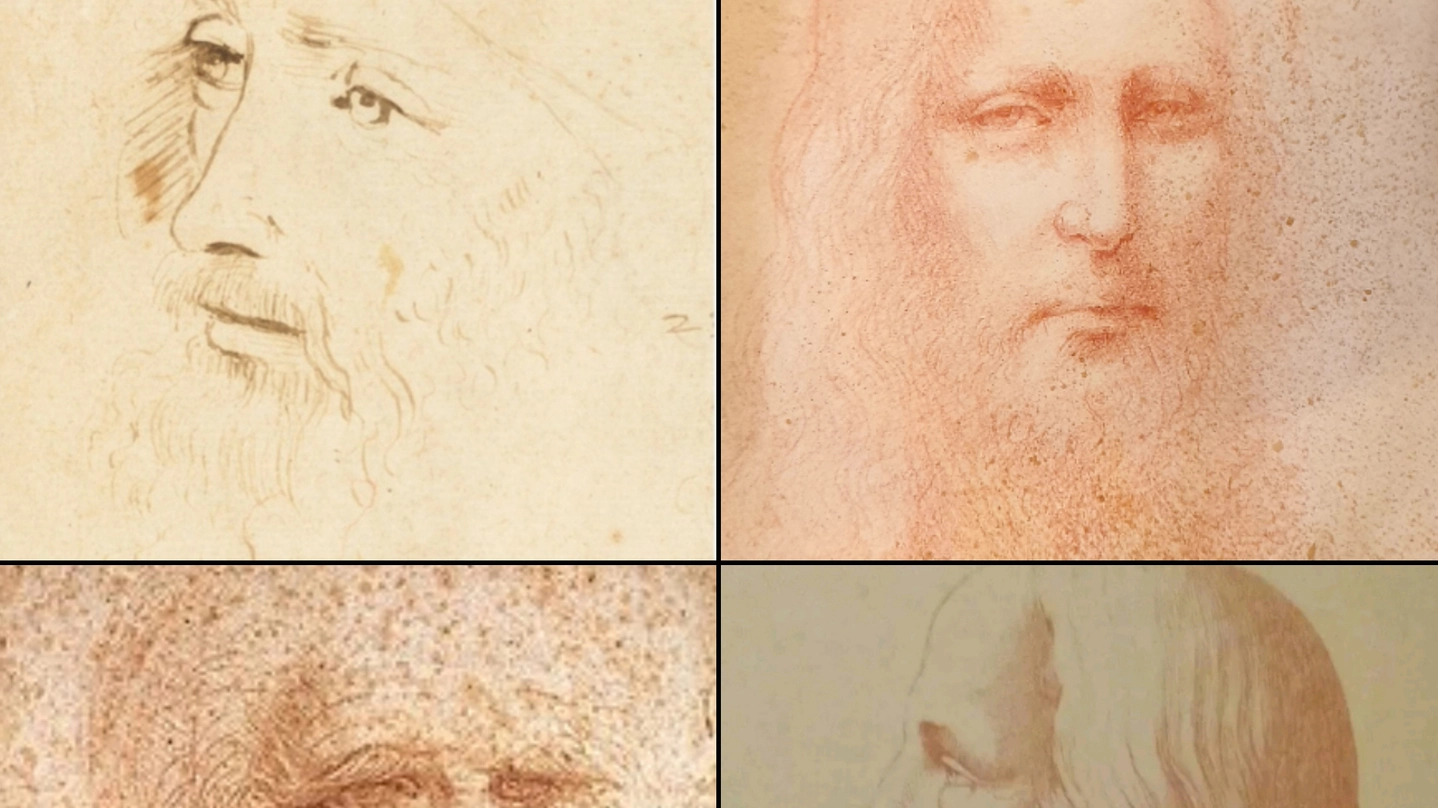 Il ritratto è spuntato da una raccolta di disegni riferibili a celebri opere del Genio