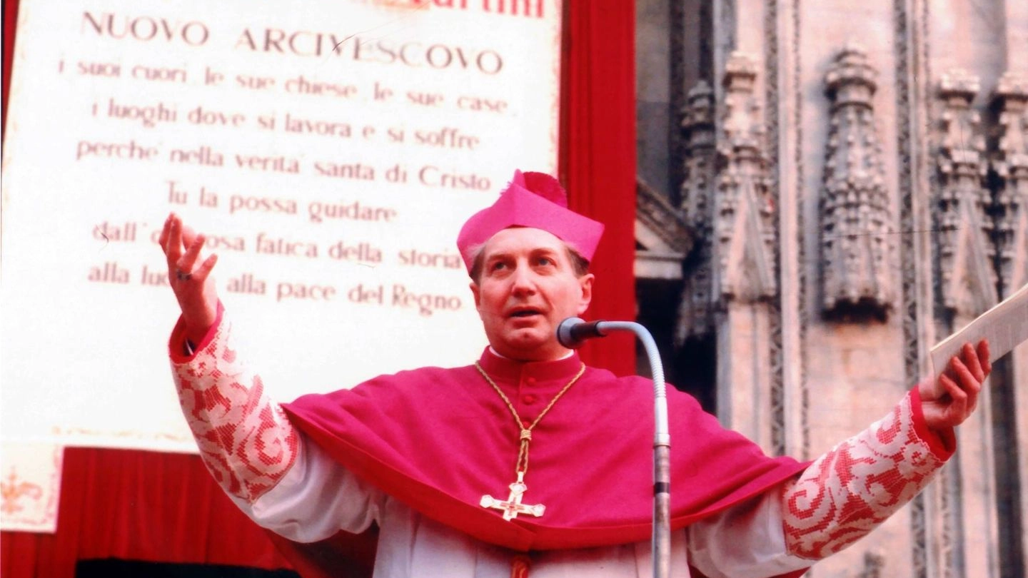 L'ingresso a Milano del cardinal Martini
