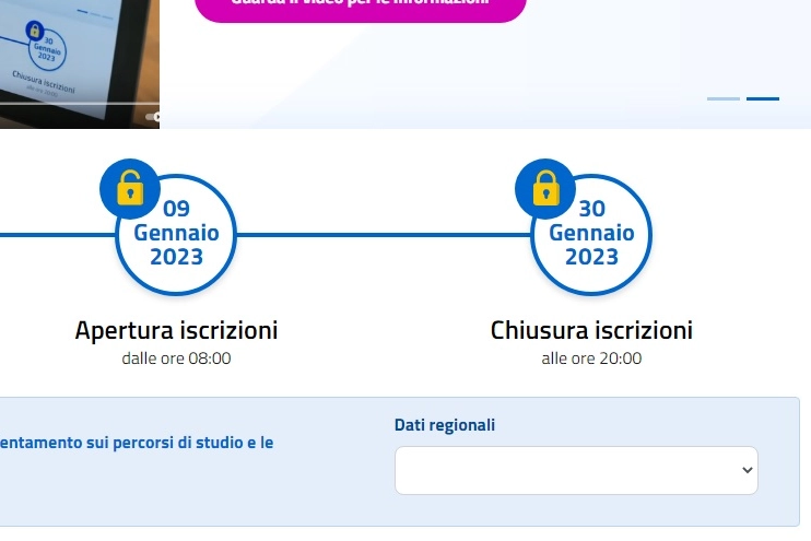 Iscrizioni anno scolastico 2023-2024