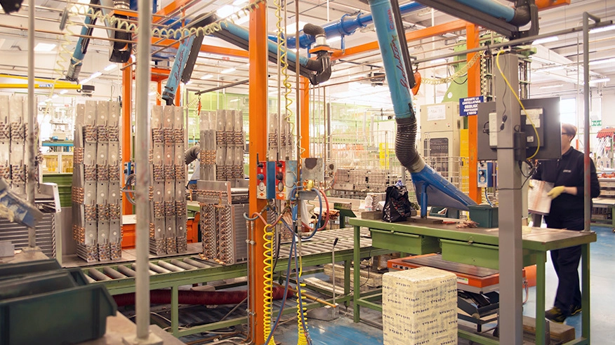 La fabbrica della Lu-Ve La fabbrica della Lu-Ve