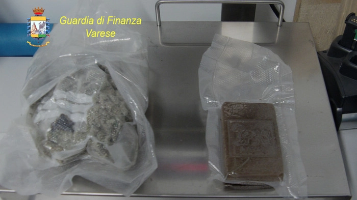 La droga sequestrata a Malpensa (Foto Guardia di Finanza)