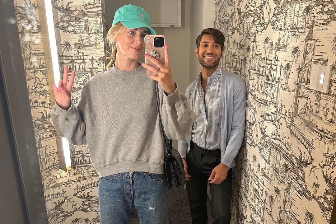 Chiara Ferragni con l'architetto Filippo Fiora, migliore amico dell'imprenditrice digitale