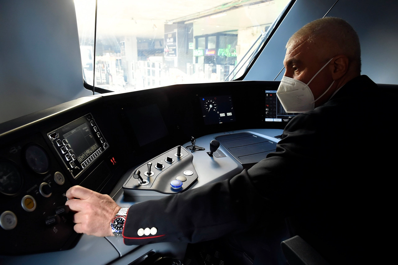 Cabina di pilotaggio di un treno