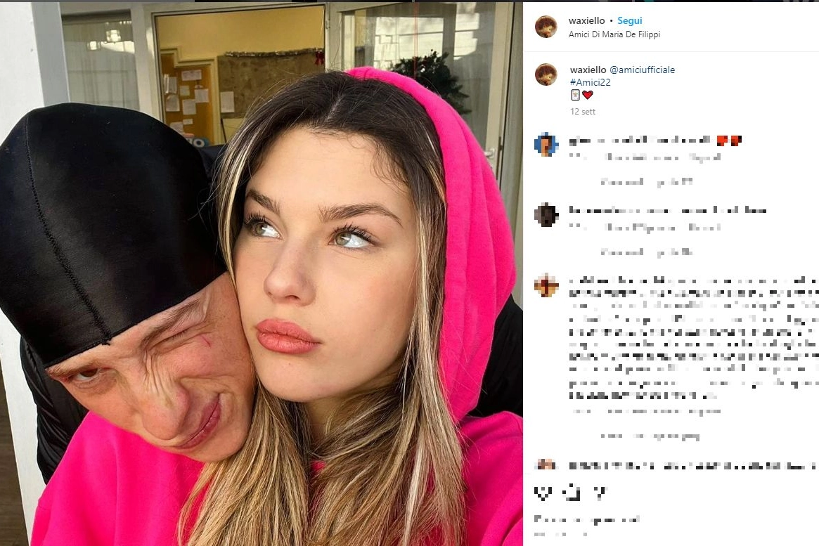 Wax e Maddalena (Foto Intsagram)