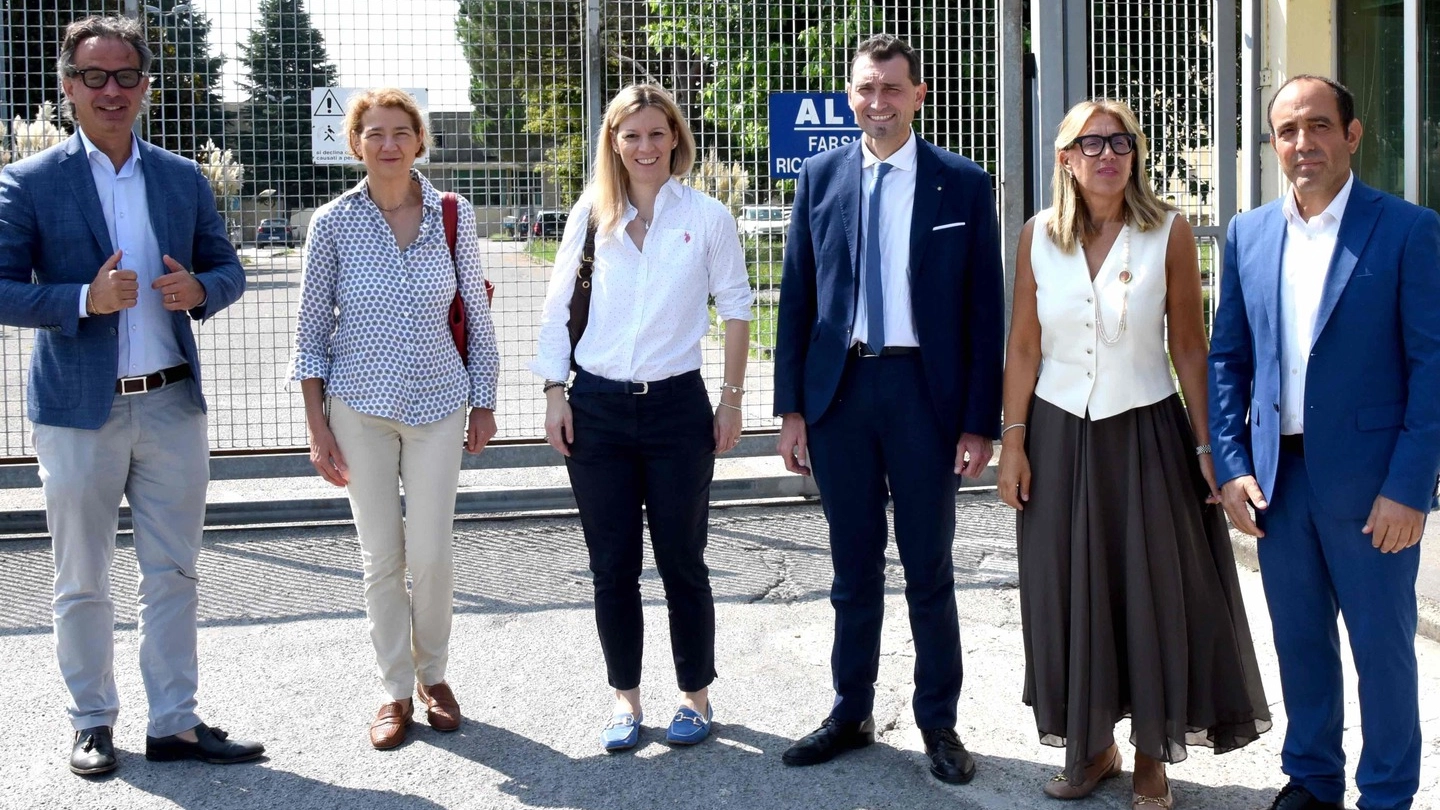 La commissione che ha compiuto il sopralluogo La commissione che ha compiuto il sopralluogo